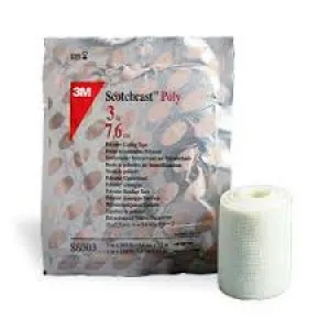 3M 85001 Scotchcast Poly Plus Casting Tape 2.5cm x 2.1m White