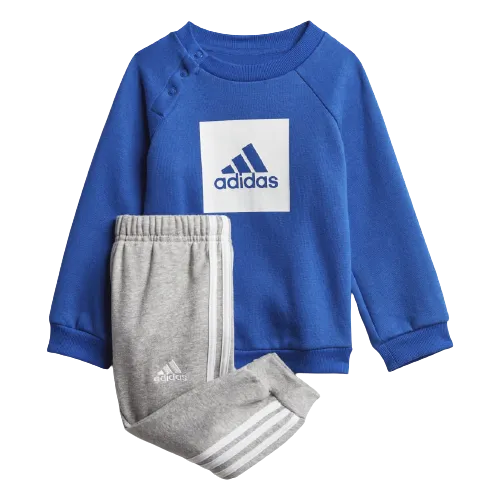 Adidas Fleece Jogger  Baby-Boys Training Suit White / Royal Blue