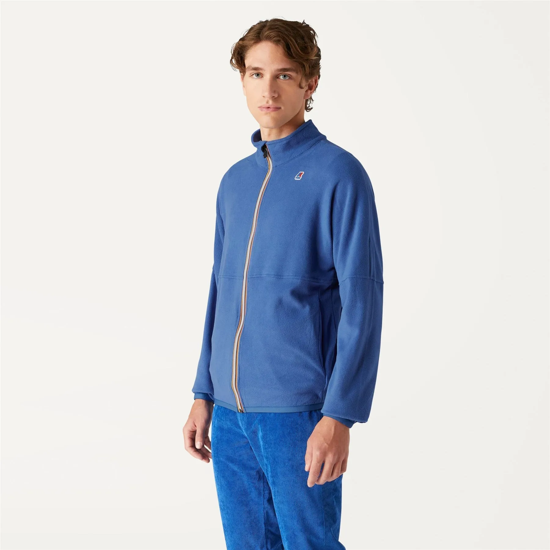 Amiable Arnas - Unisex Fleece Top in Blue Royal Marine