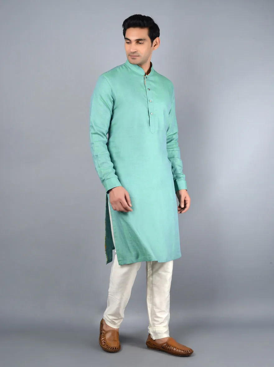 Aquamarine Green Kurta Set | TULA