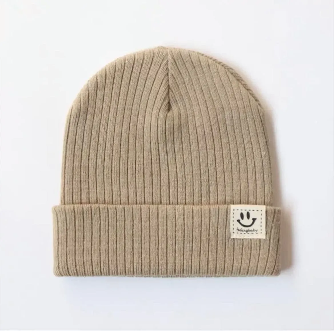 Baby Beanie Hat - Khaki