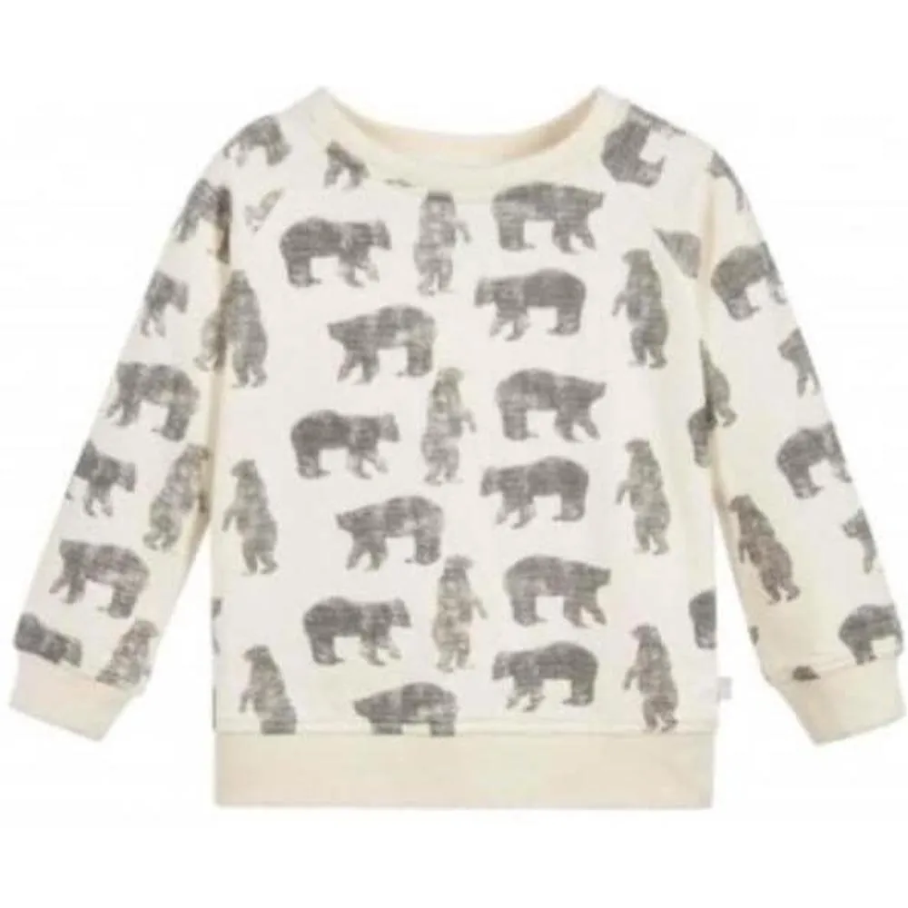 Baby Boys Cream Polar Bear Sweat Top and Pants