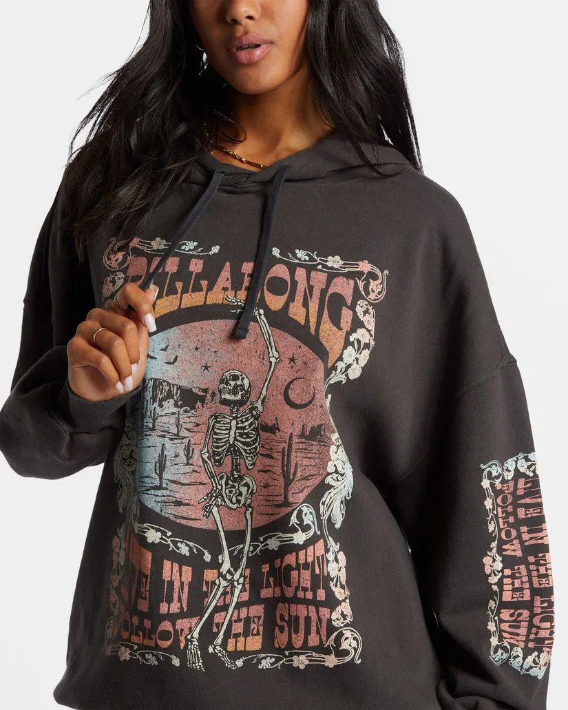 Billabong Rhythm Pullover Hoodie - BLACK SANDS