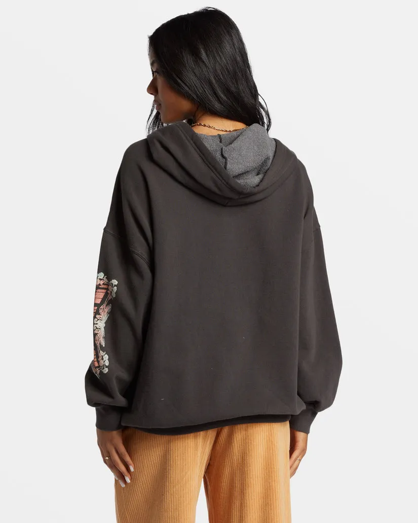 Billabong Rhythm Pullover Hoodie - BLACK SANDS