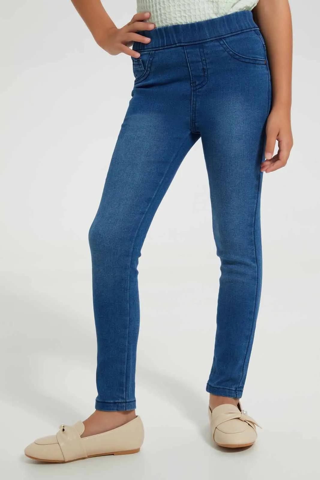 Blue Slim Jegging