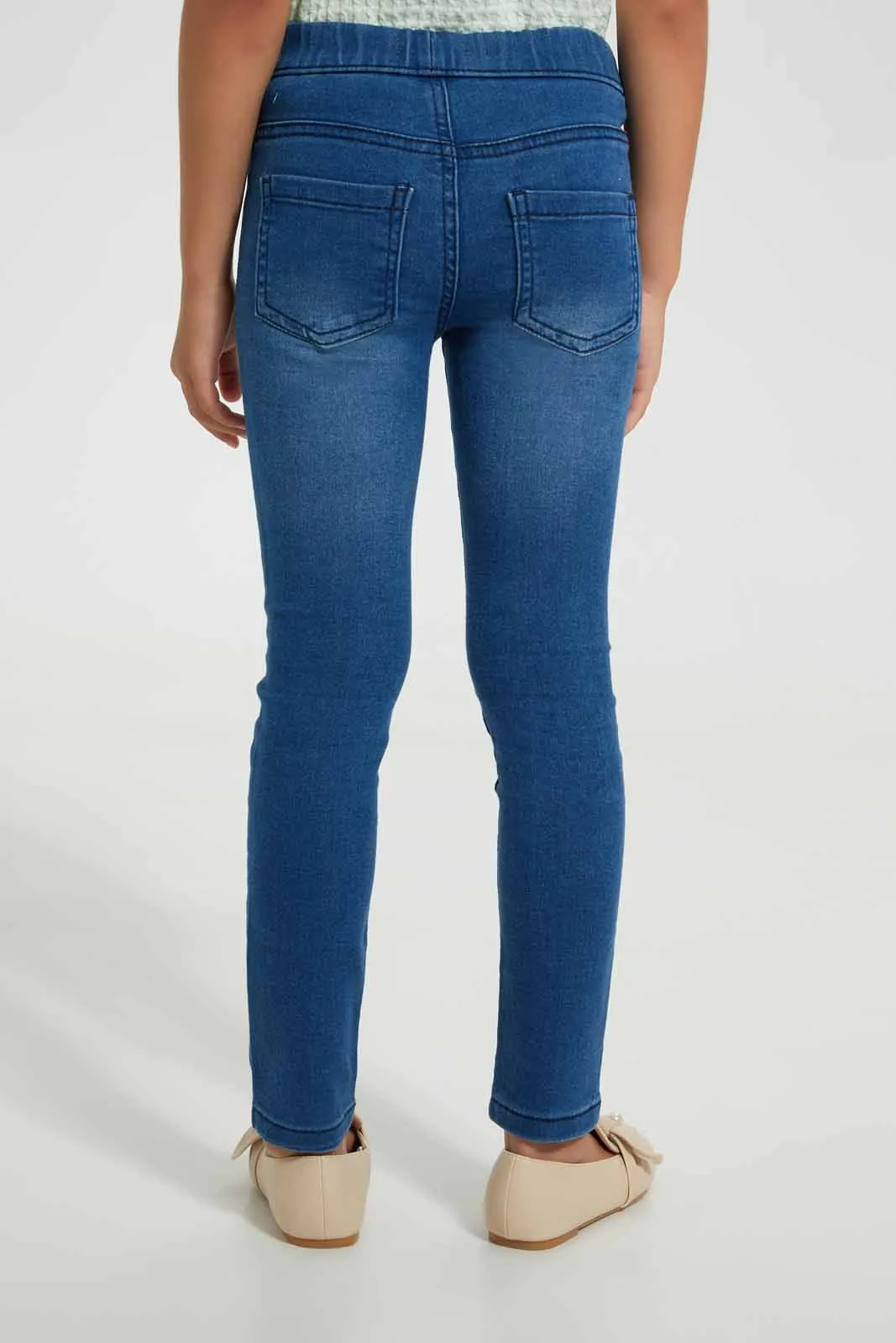 Blue Slim Jegging