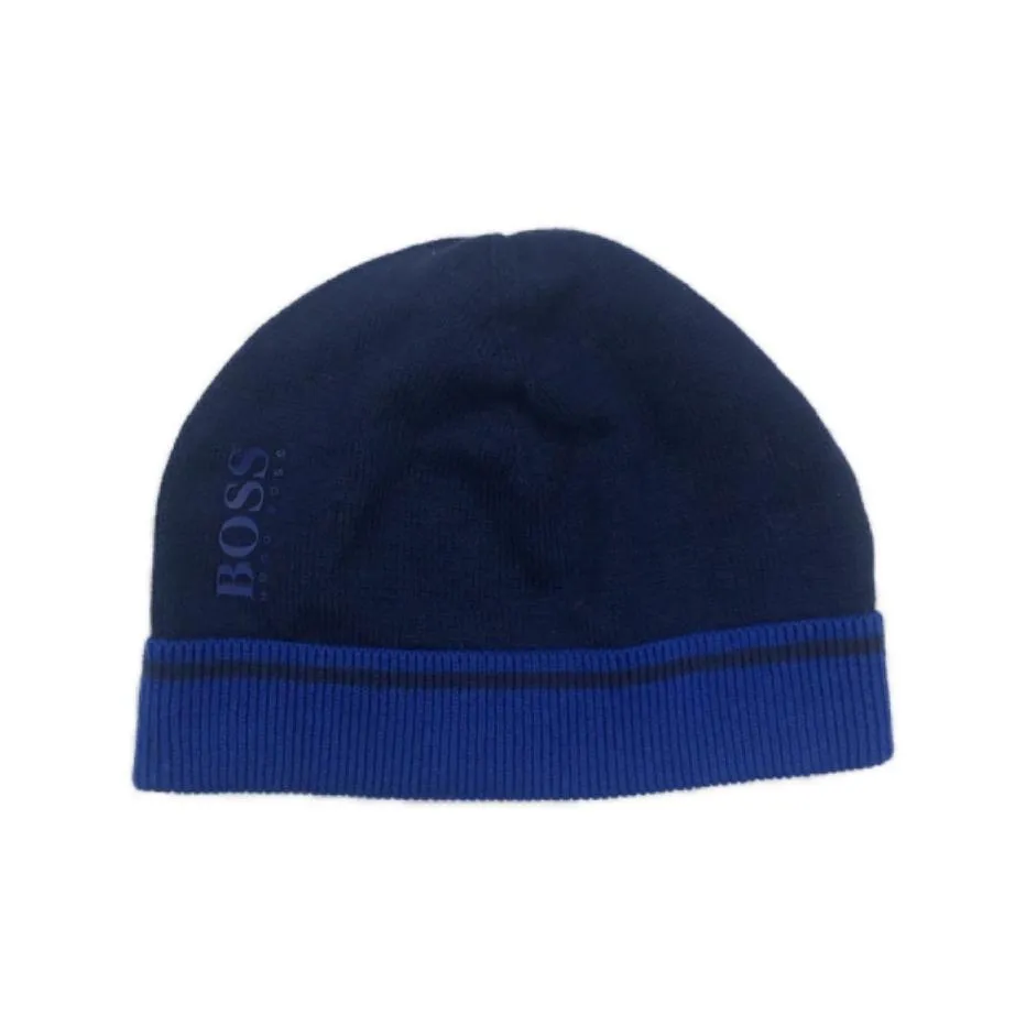 Boys Blue Knitted Hat