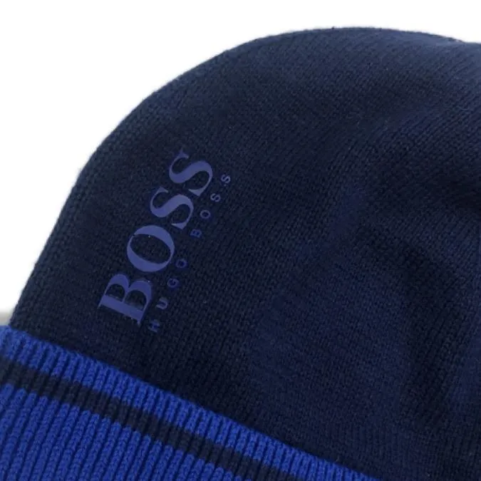 Boys Blue Knitted Hat