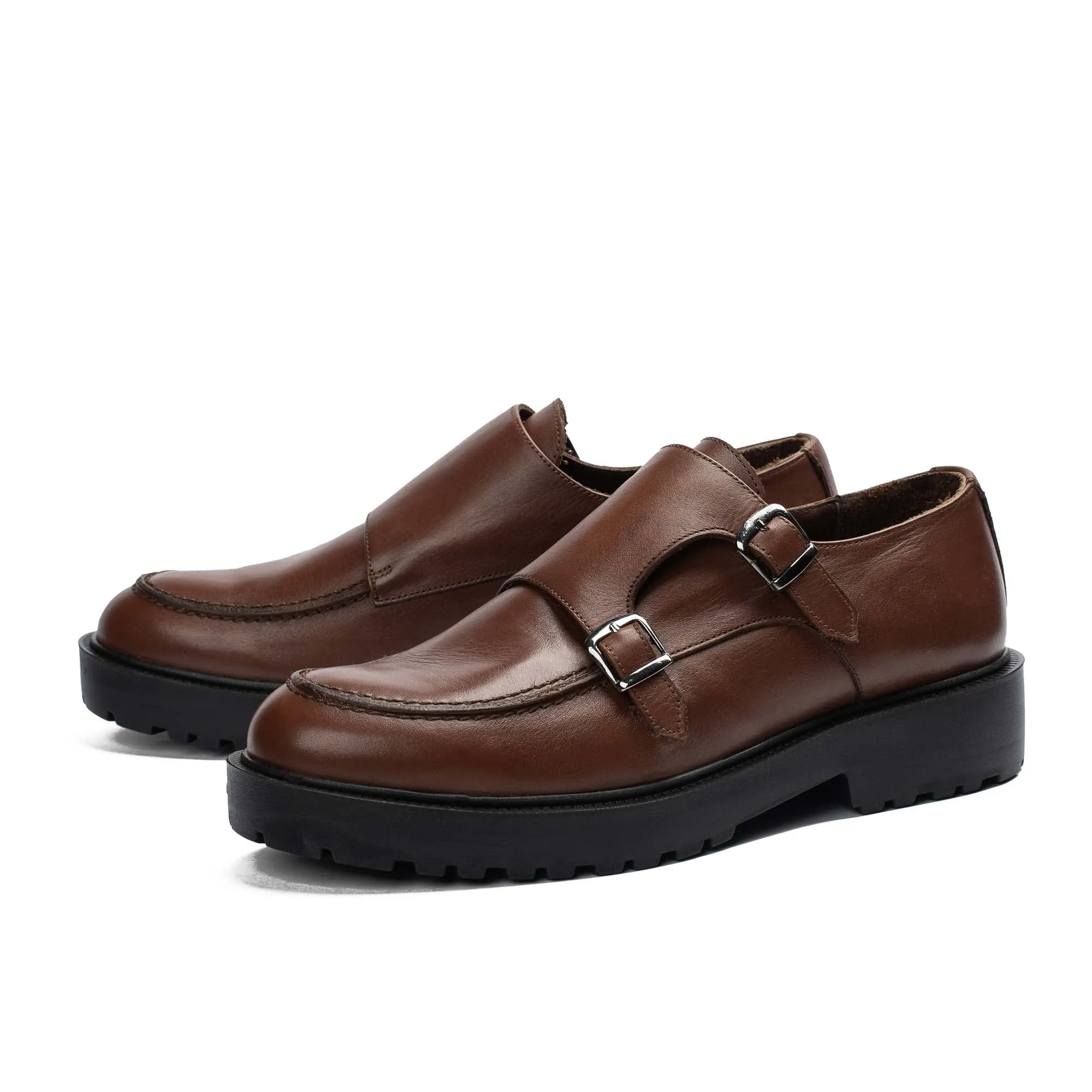 BRIO Genuine Leather Urban Monk – Brown