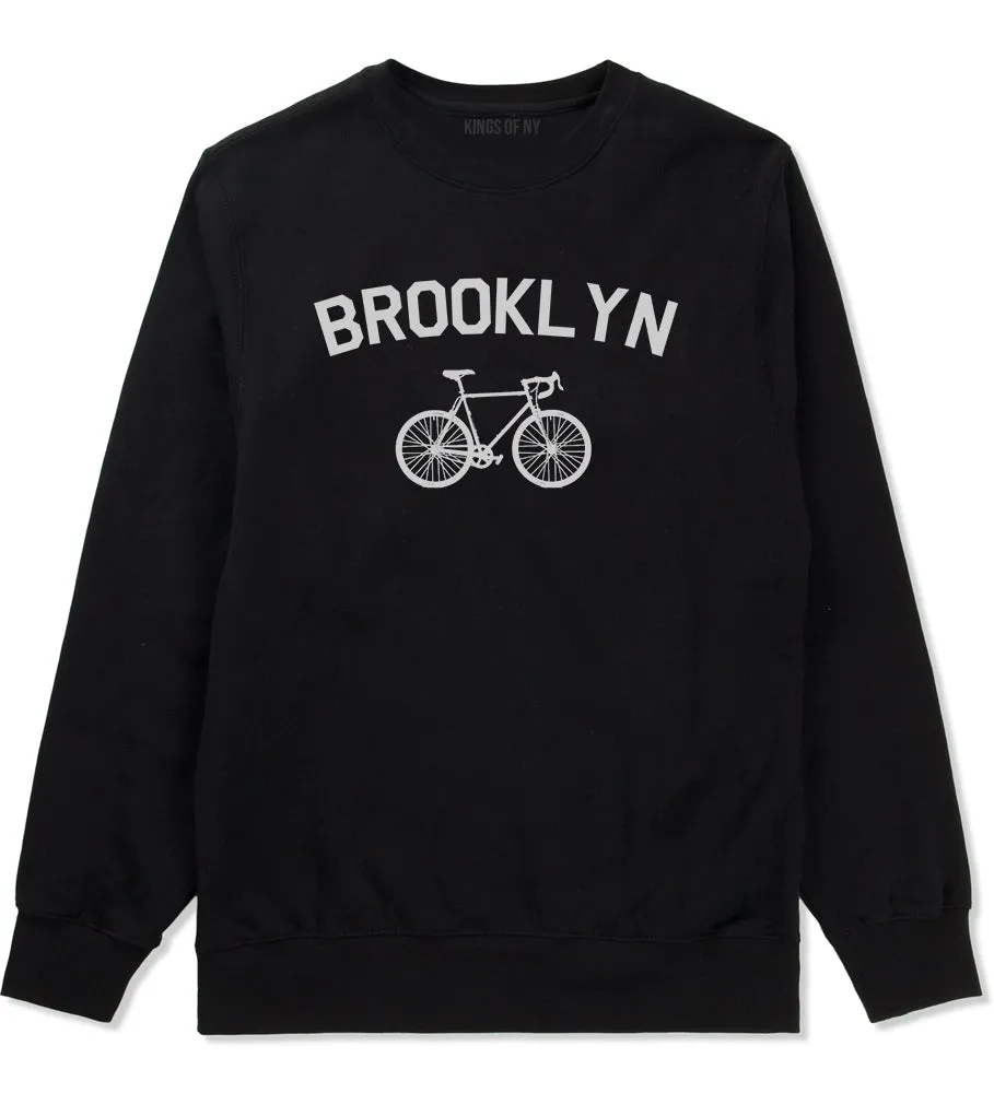 Brooklyn Vintage Bike Cycling Mens Crewneck Sweatshirt