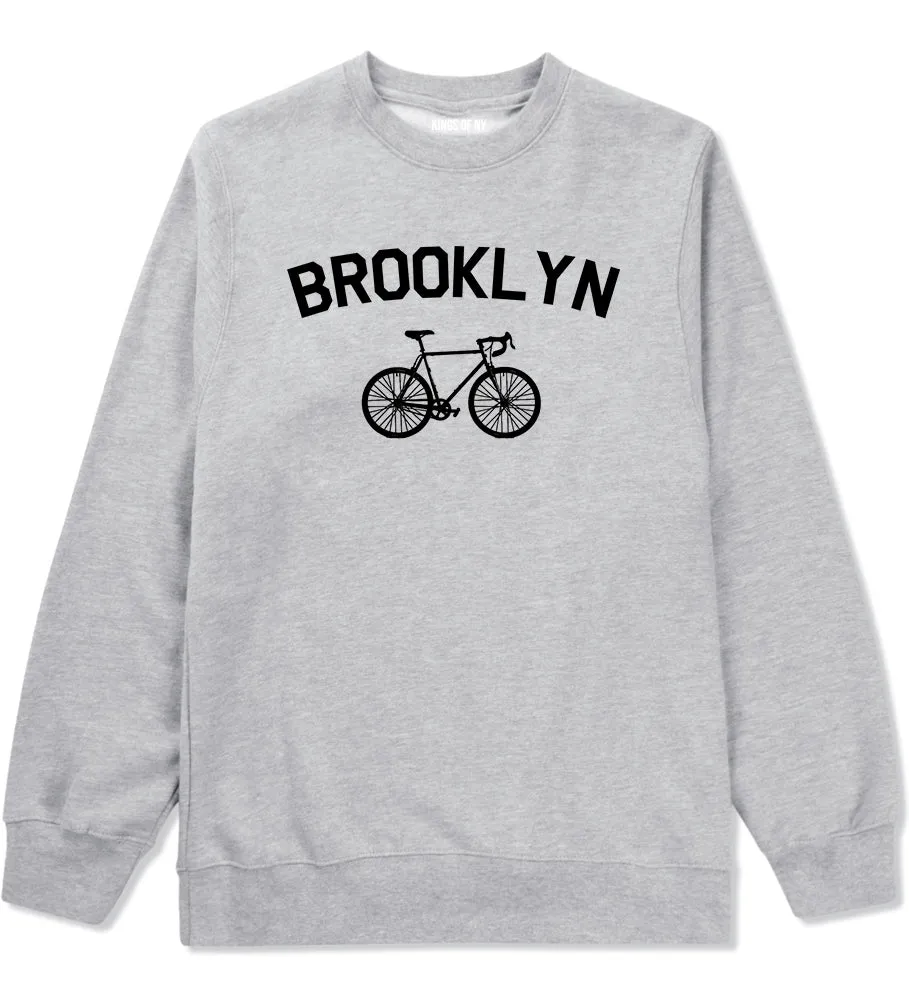 Brooklyn Vintage Bike Cycling Mens Crewneck Sweatshirt