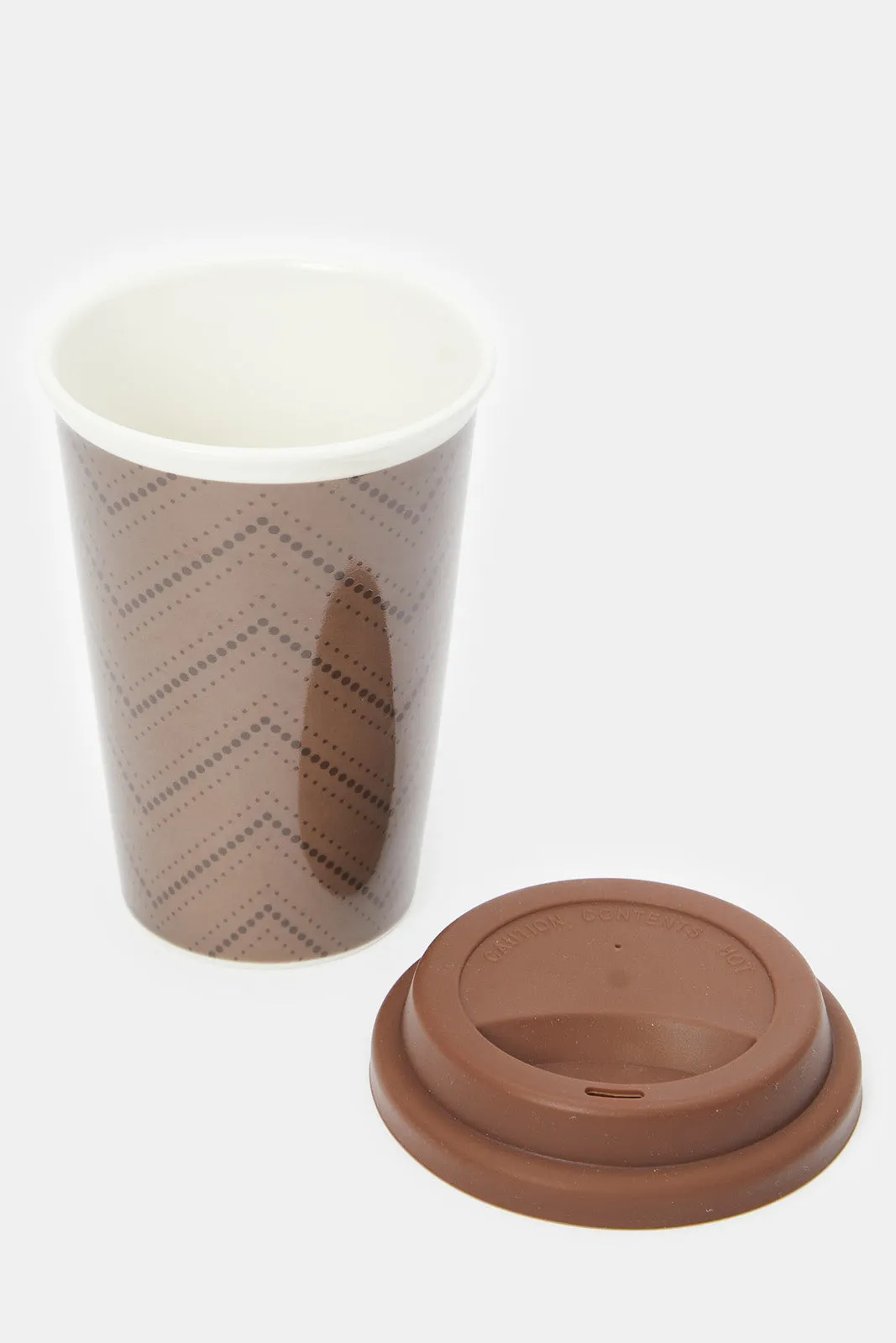 Brown Love Travel Mug