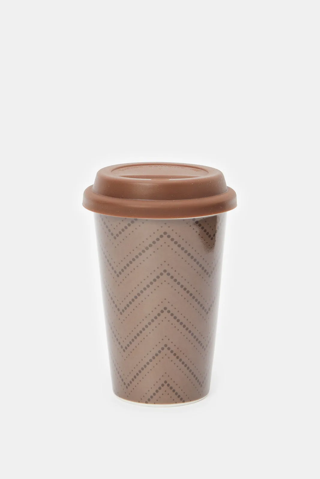 Brown Love Travel Mug