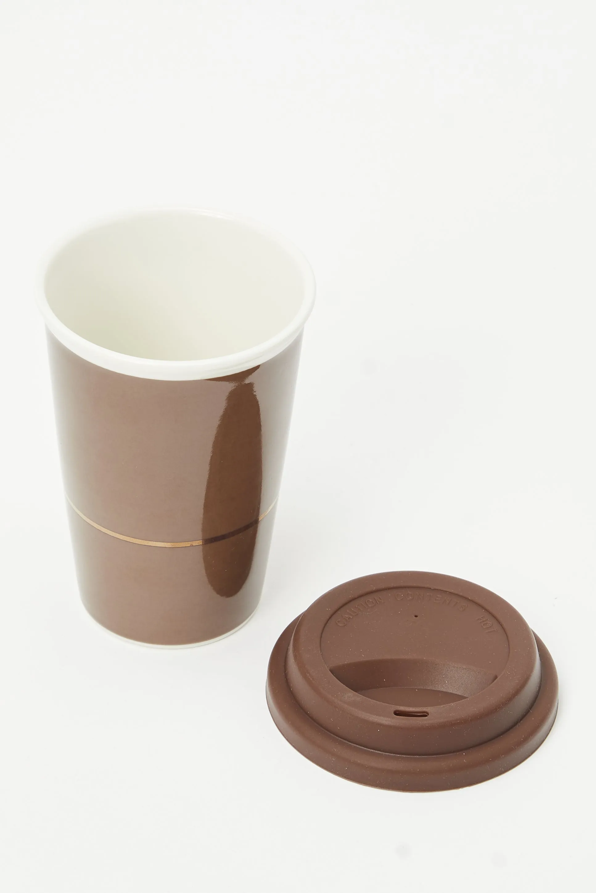 Brown Mug With Silicon Cover