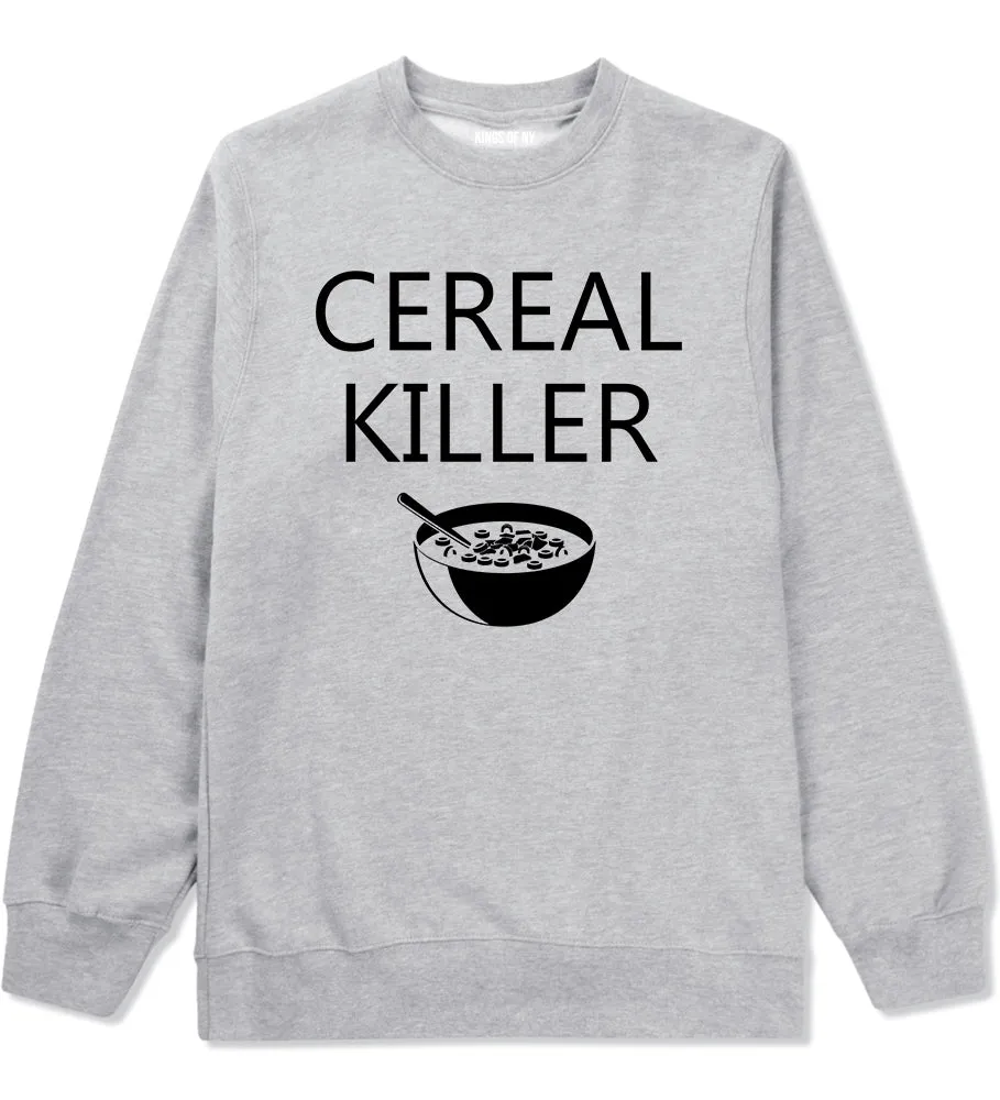 Cereal Killer Funny Halloween Mens Crewneck Sweatshirt