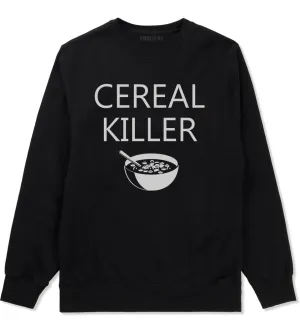 Cereal Killer Funny Halloween Mens Crewneck Sweatshirt