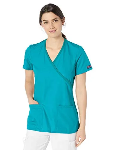 Cherokee WW650 Workwear Originals Women's Mock Wrap Top