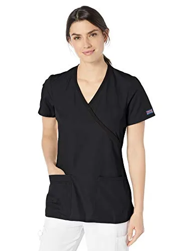 Cherokee WW650 Workwear Originals Women's Mock Wrap Top