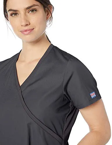 Cherokee WW650 Workwear Originals Women's Mock Wrap Top