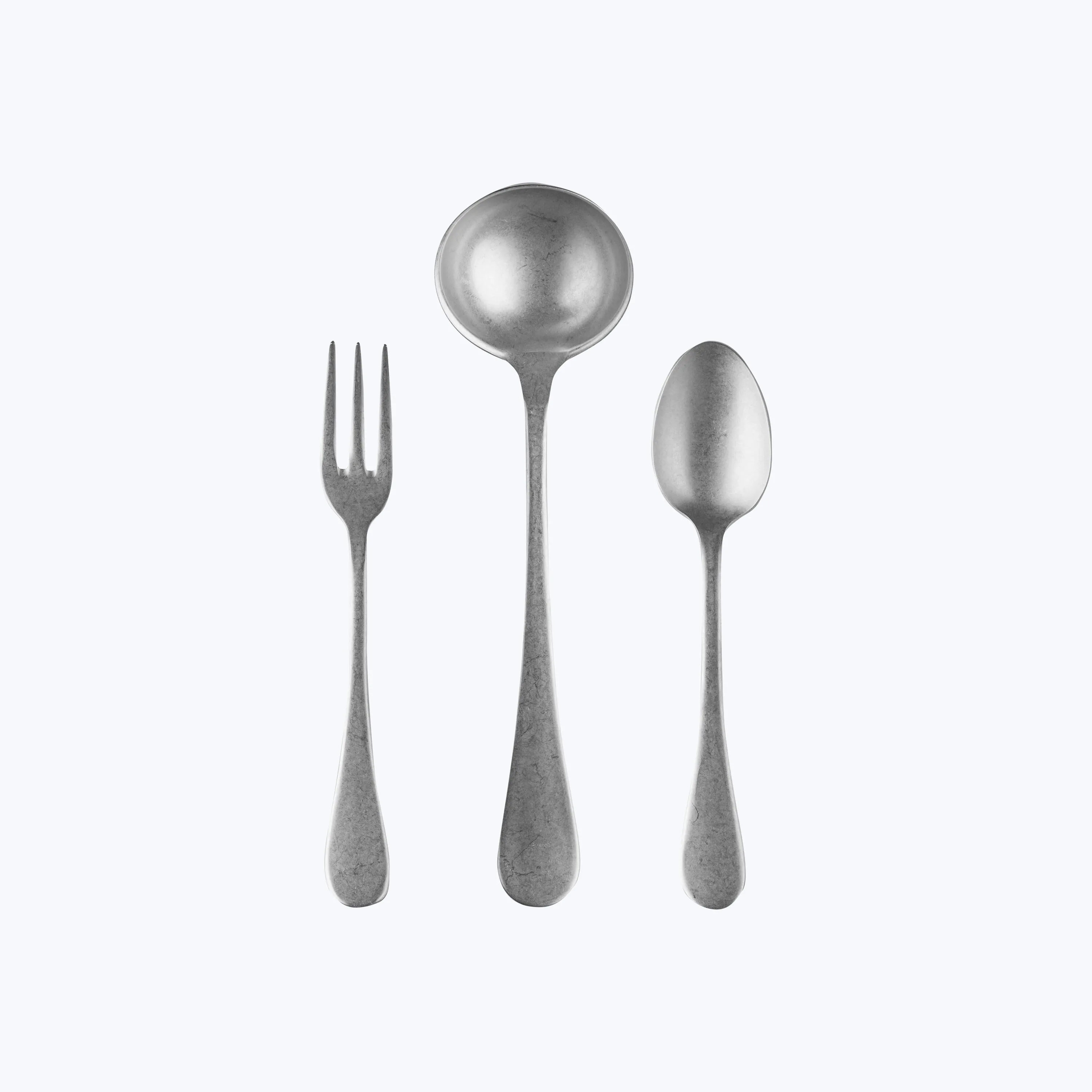 Classic Vintage Serveware, Pewter Finish