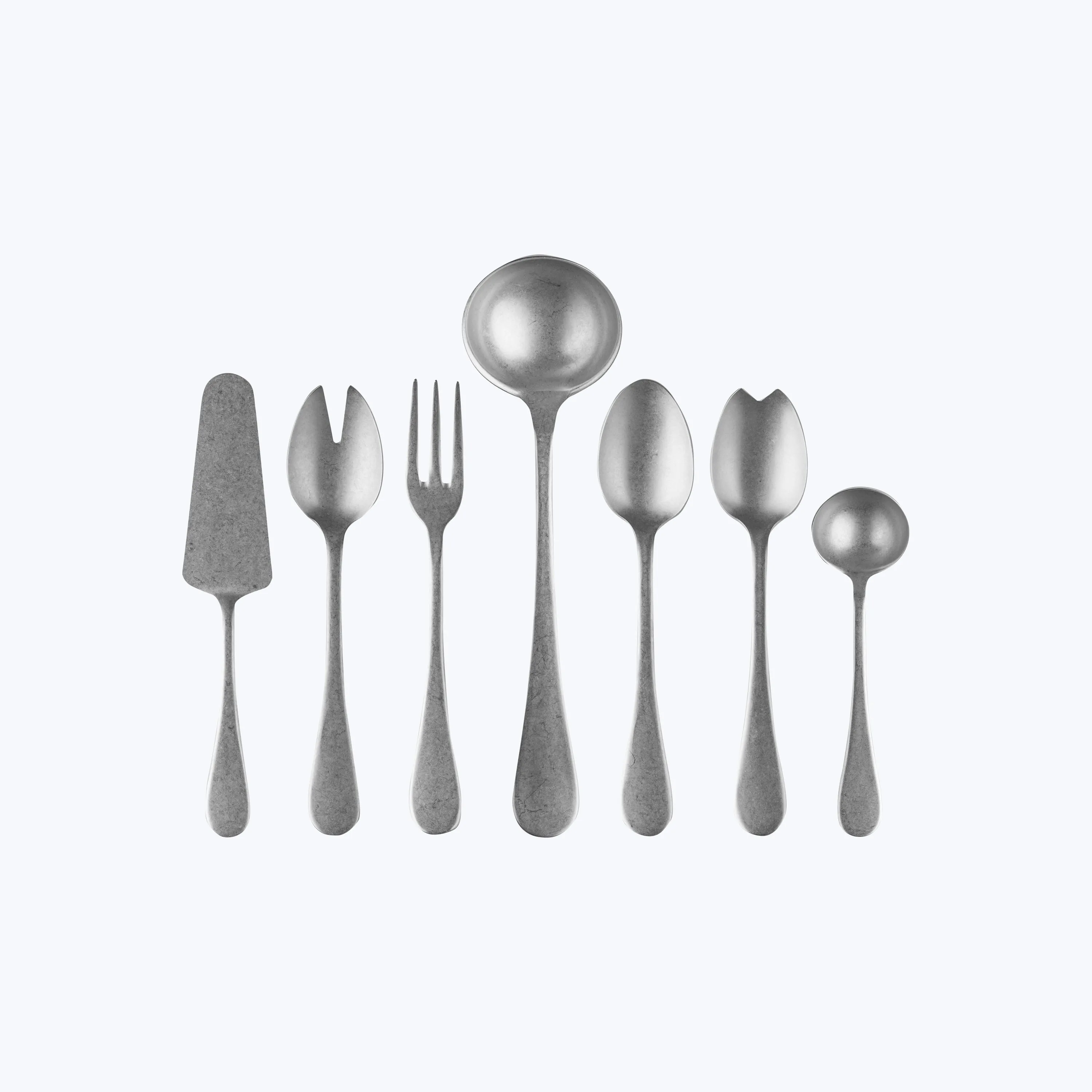 Classic Vintage Serveware, Pewter Finish