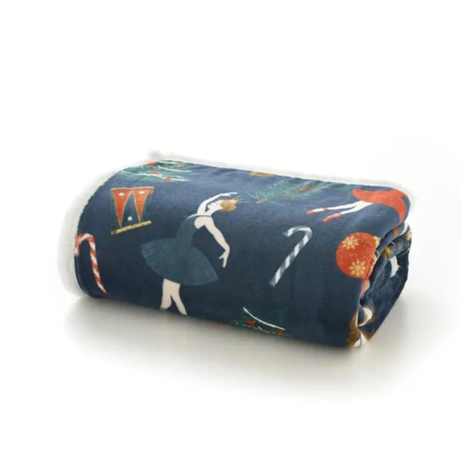 Deyongs 150cm Navy Nutcracker Throw