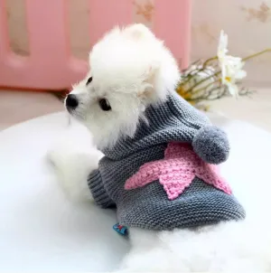 Dog knitted hoodie (2 colors)