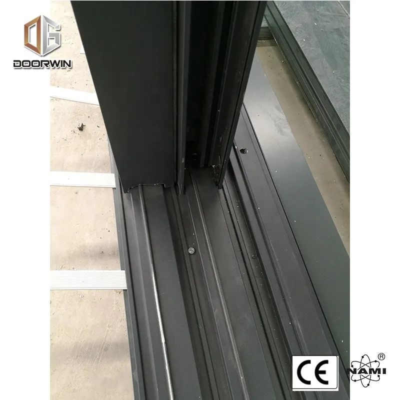 Doorwin 2021automatic large burglar proof designs aluminium glass lift sliding doors