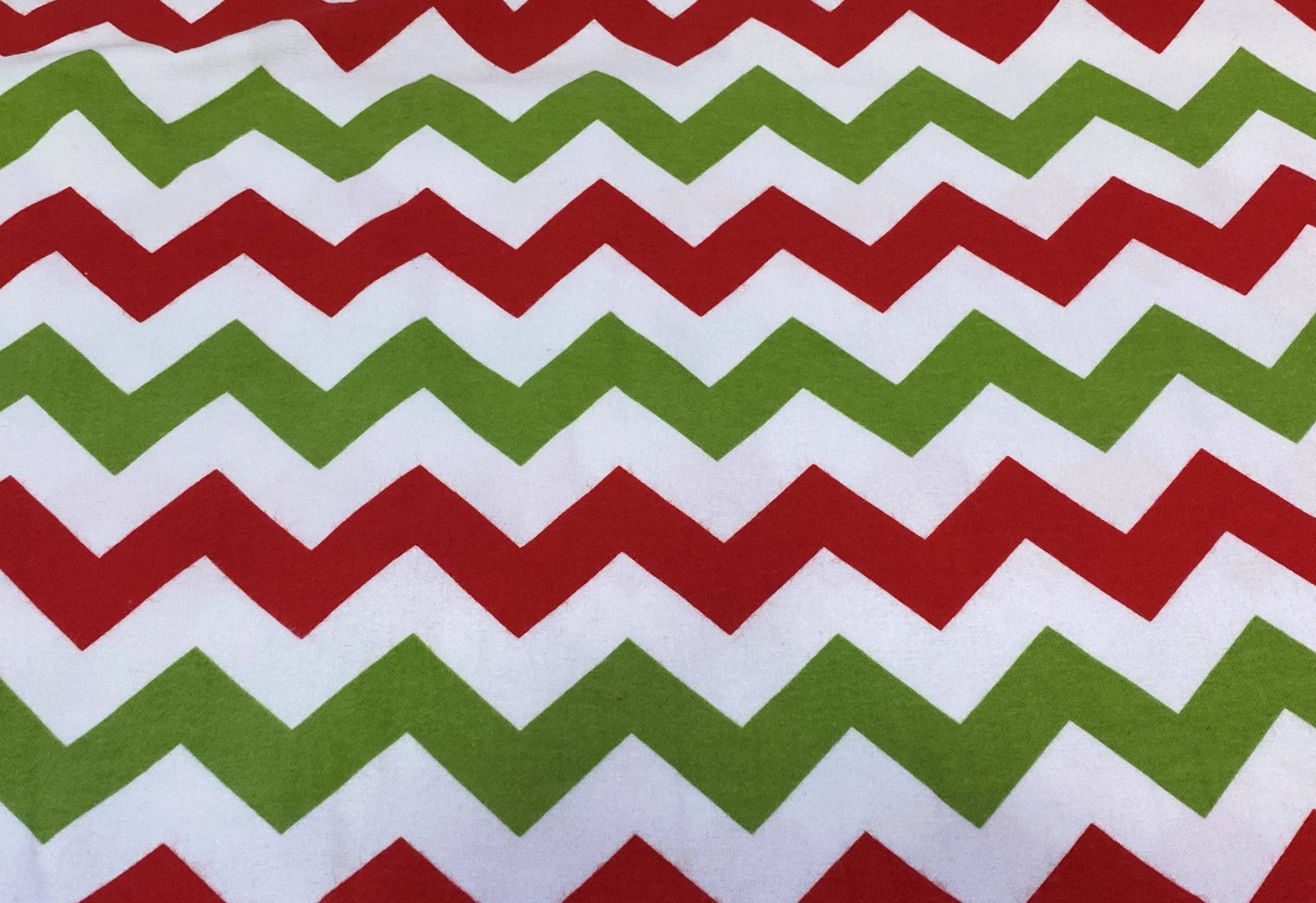 Festive Chevron - Brushed Cotton Fabric