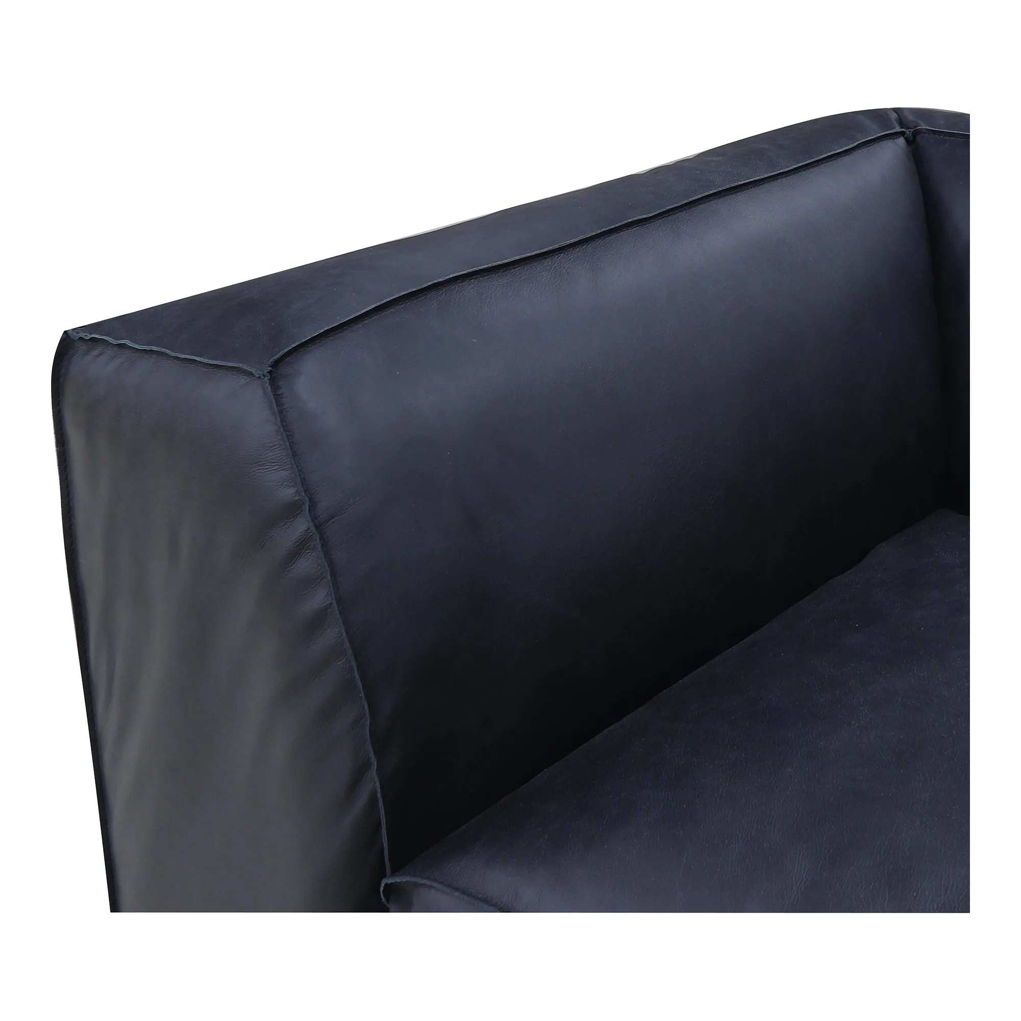 Form Lounge Modular Sectional Vantage Black Leather