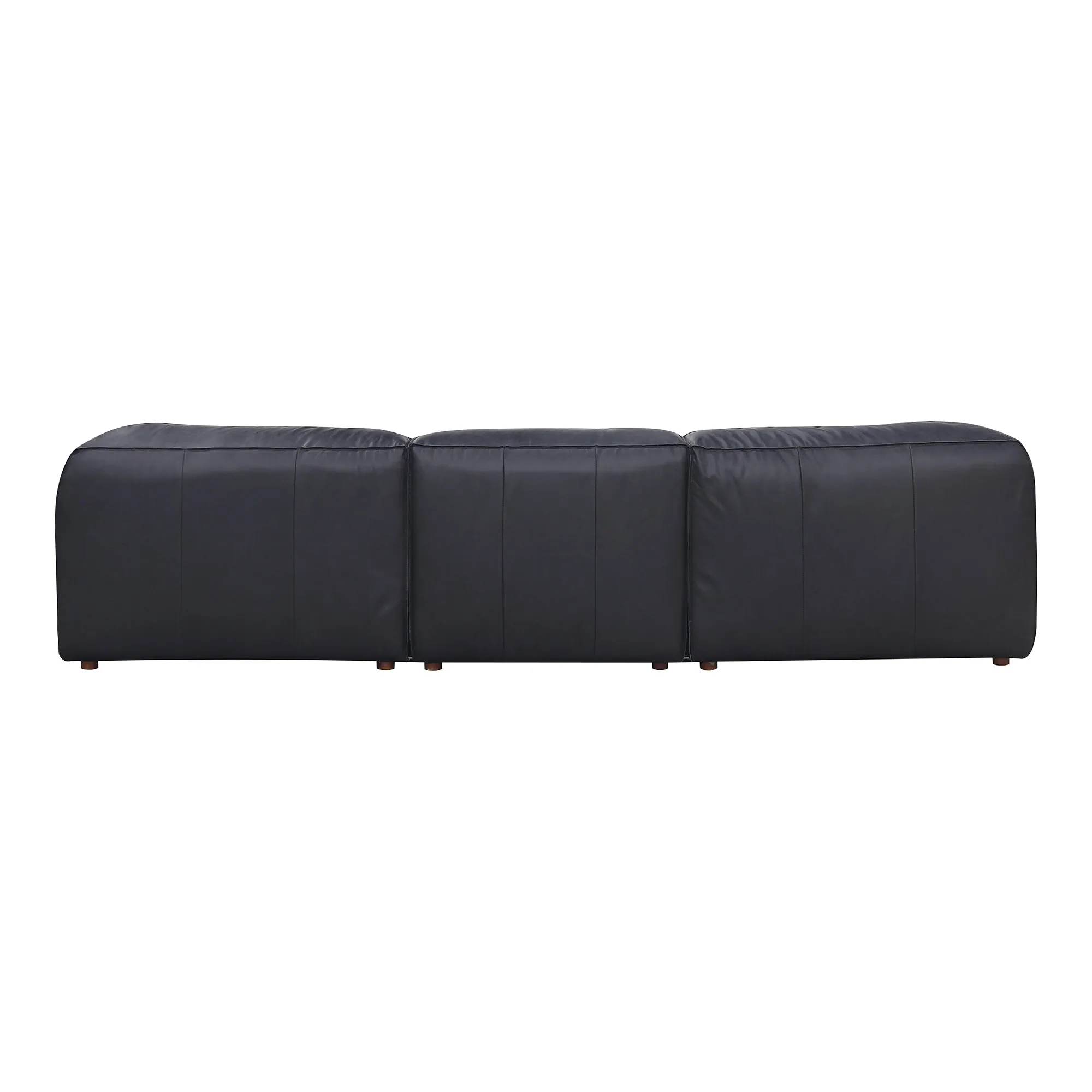 Form Lounge Modular Sectional Vantage Black Leather