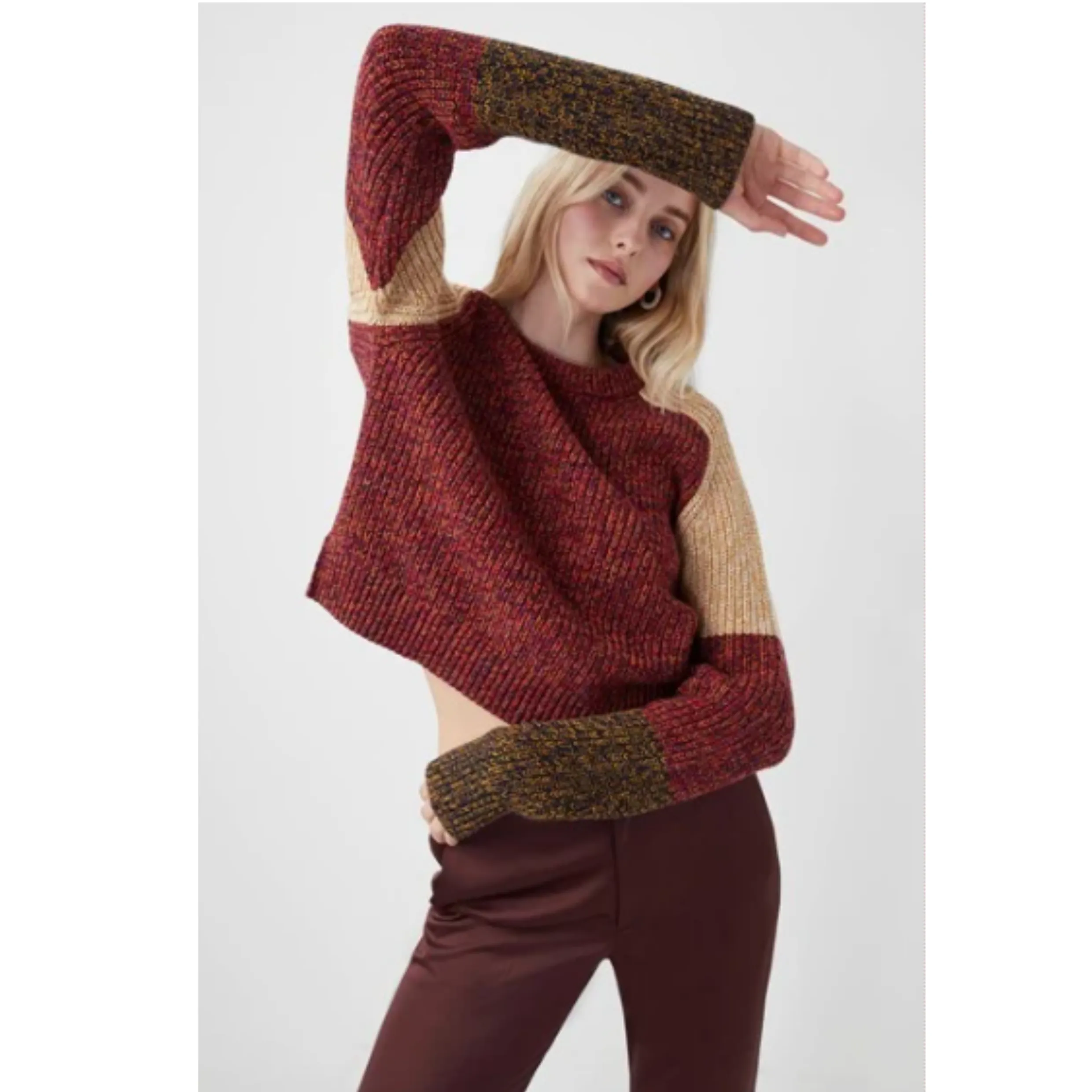 French Connection Marielle Colour Block Jumper 78RBY