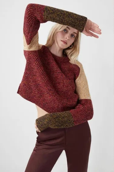 French Connection Marielle Colour Block Jumper 78RBY