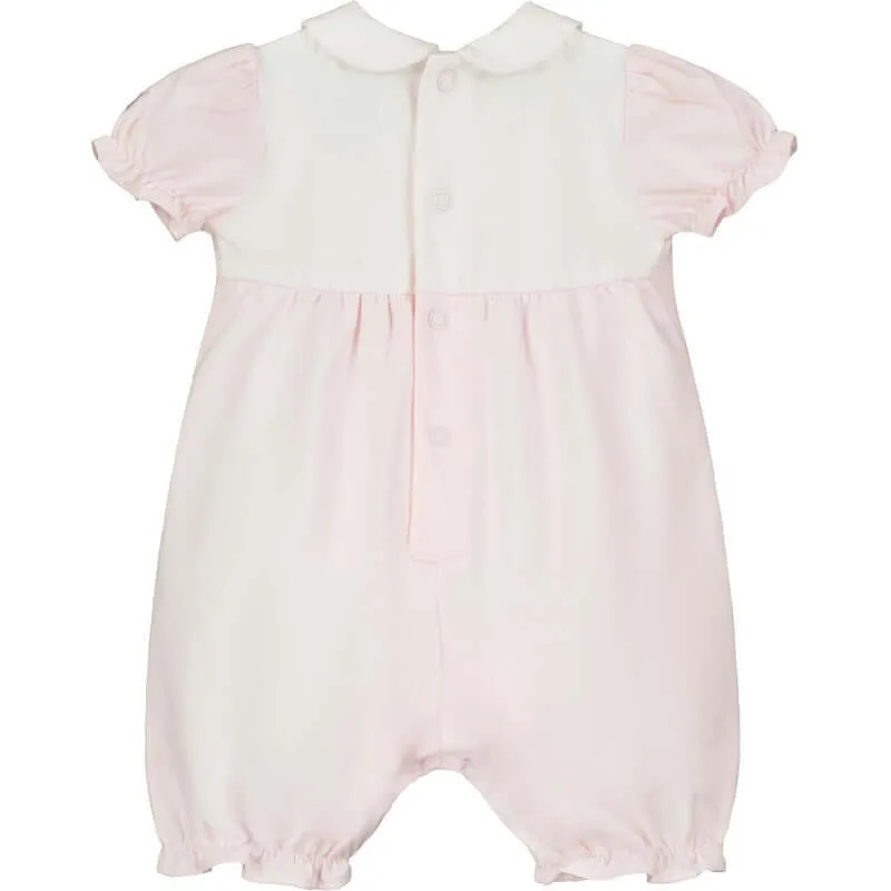 Girls Pink Freda Knitted Romper