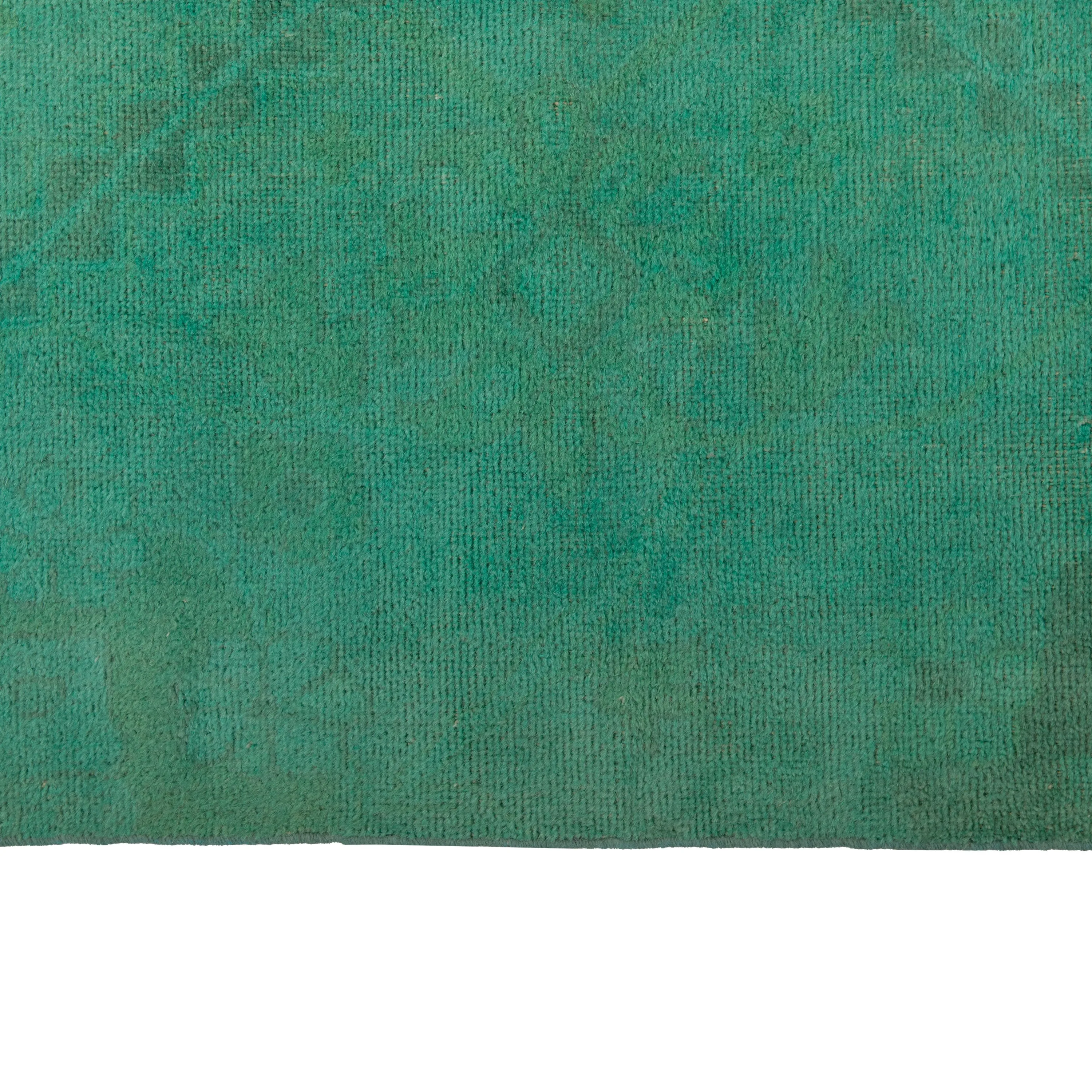 Green Samsara Wool Rug - 4' x 8'6"