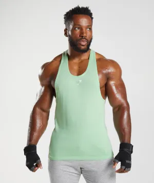 Gymshark React Stringer - Aloe Green