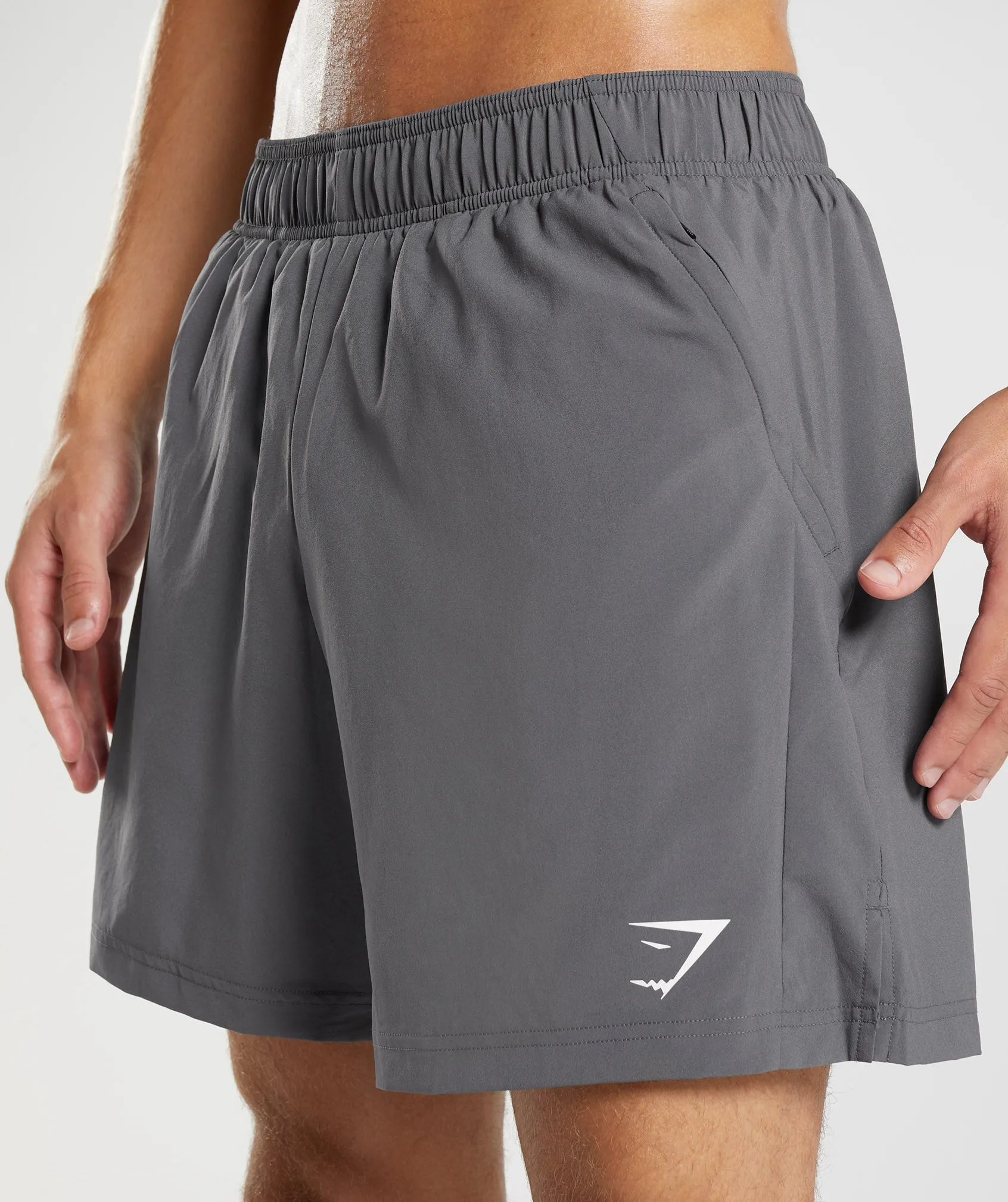 Gymshark Sport 7" 2 In 1 Shorts - Silhouette Grey/Black