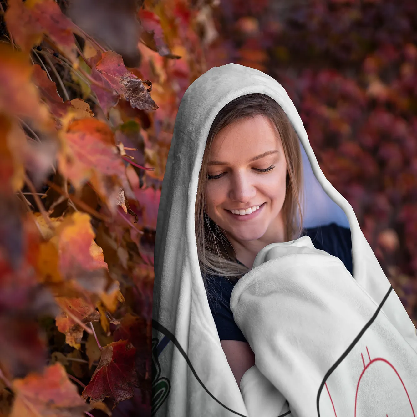 Hockey MOM HOODED BLANKET [UNIQUE, LIMITED EDITION]