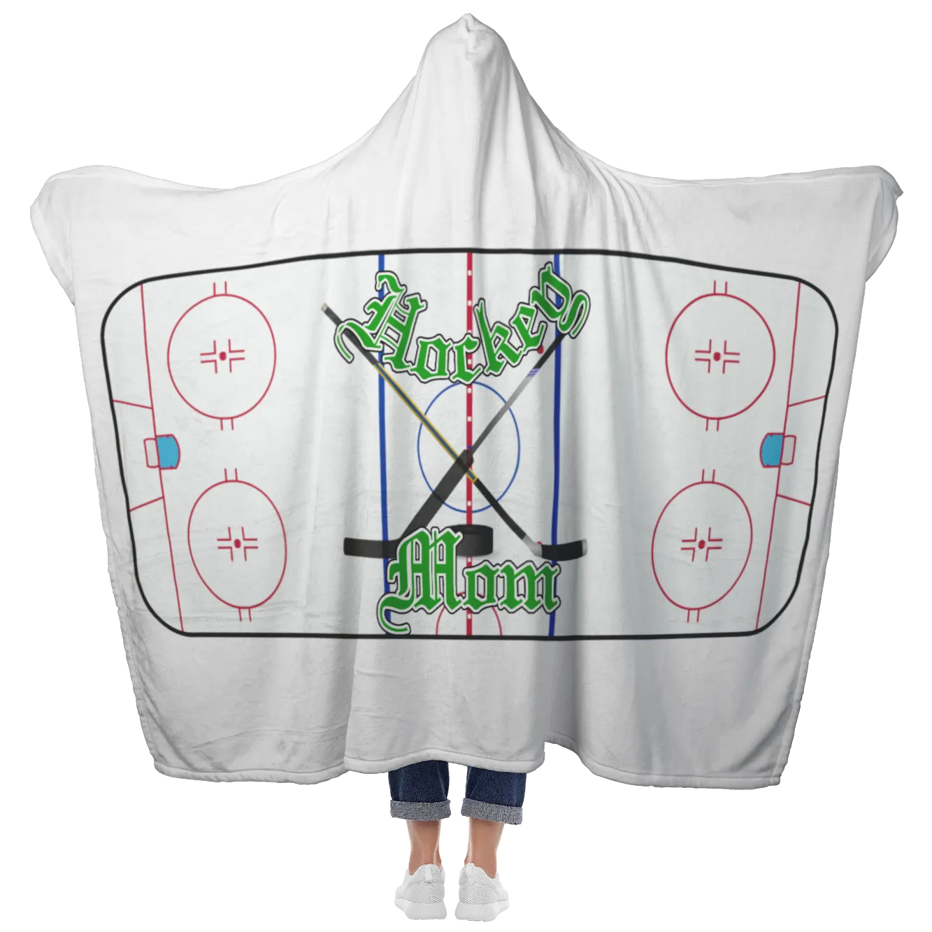 Hockey MOM HOODED BLANKET [UNIQUE, LIMITED EDITION]