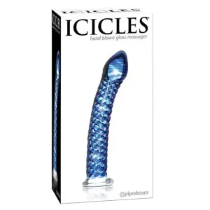 Icicles No.Hand Blown Glass - Clear W/ridges