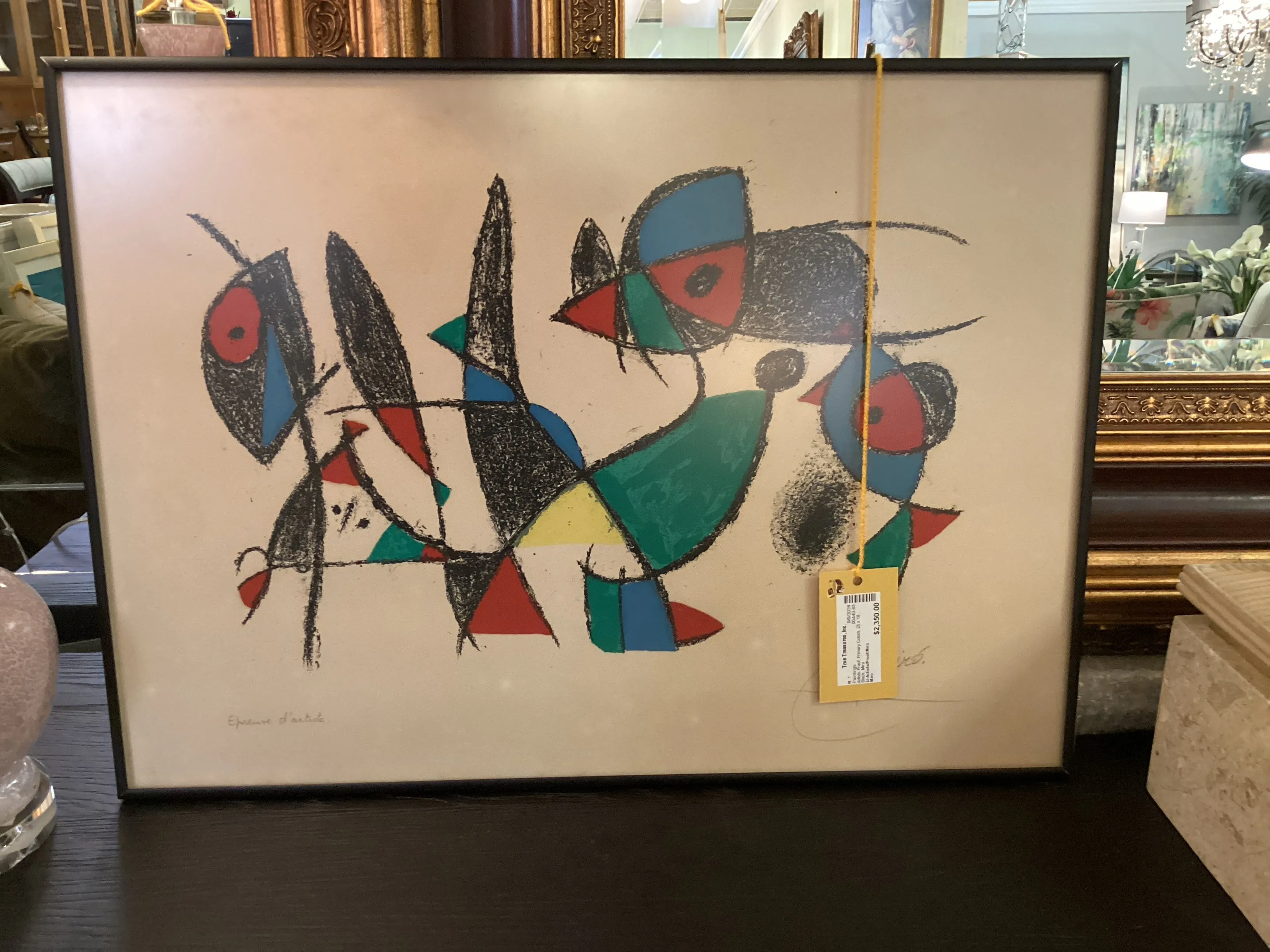 Joan Miro Artists Proof