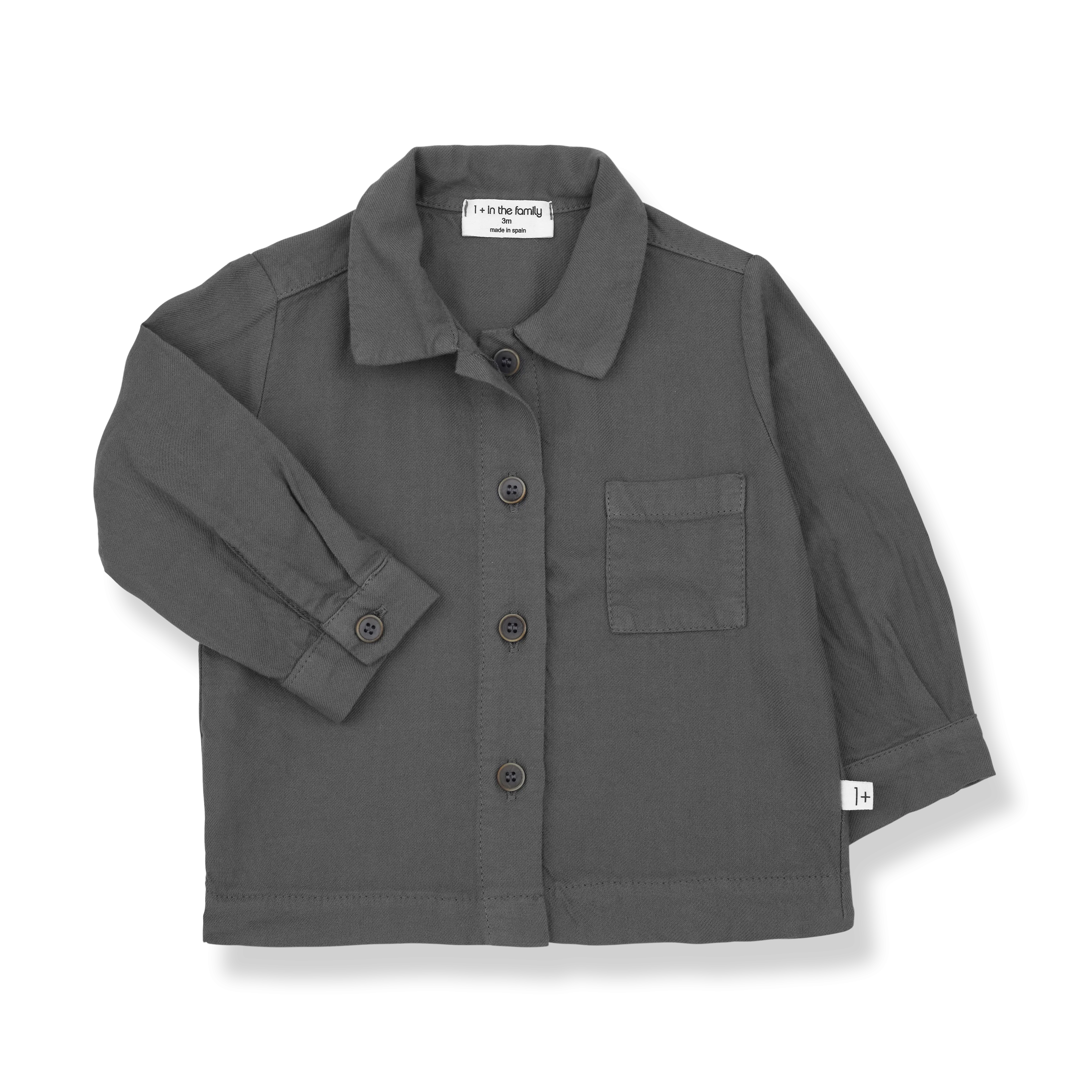 JOEL button-down shirt - grey