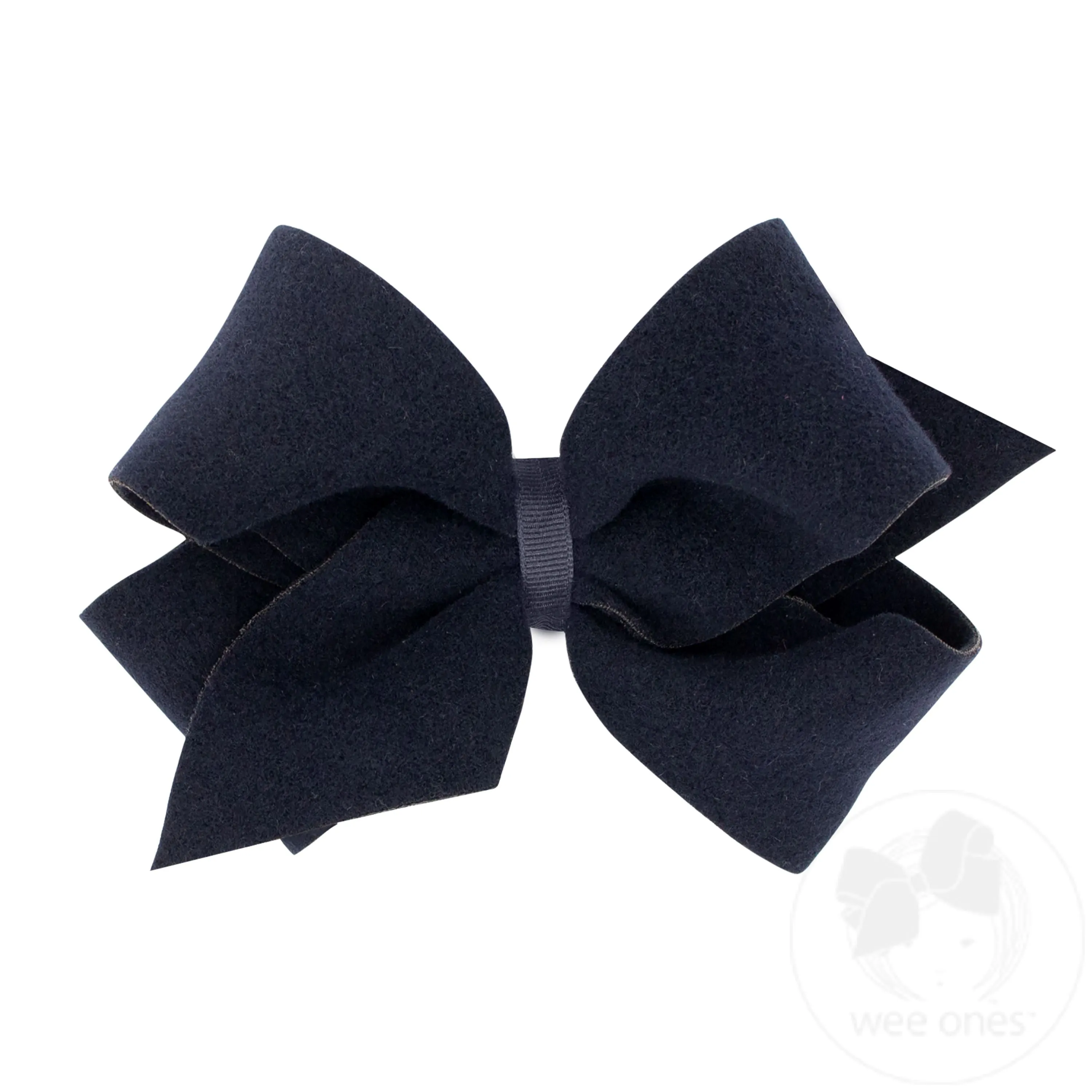 King Soft and Cozy Brushed Fleece Fabric Hair Bow