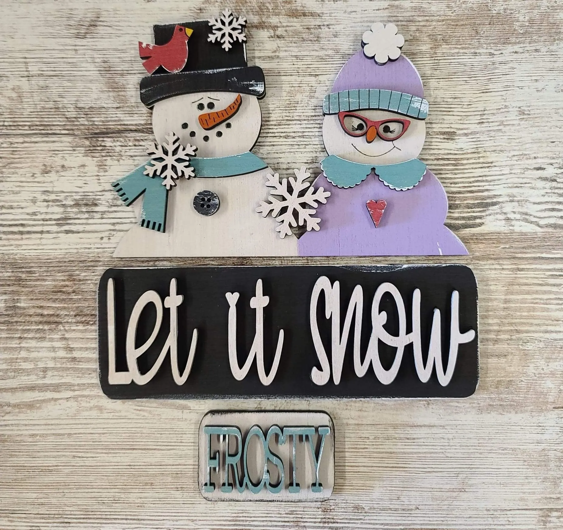 Let it snow truck insert