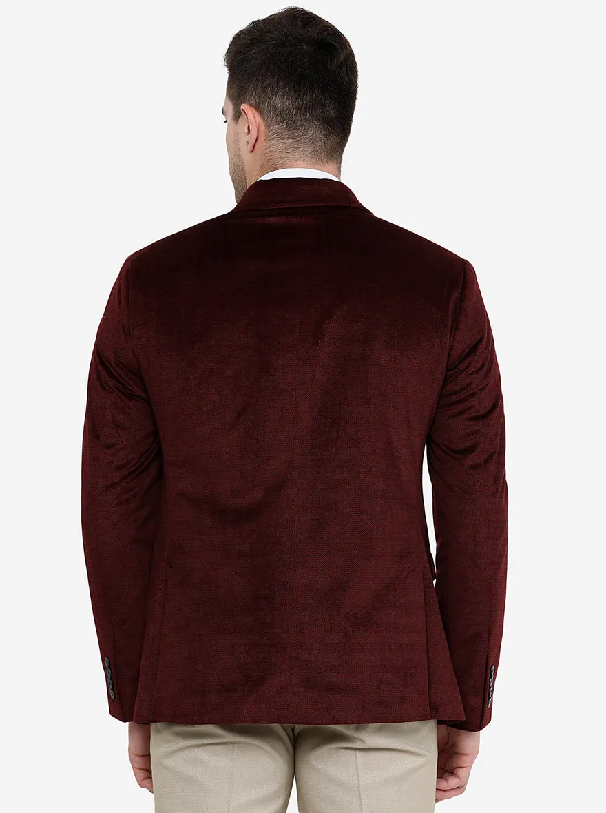 Maroon Blazer | JB Studio