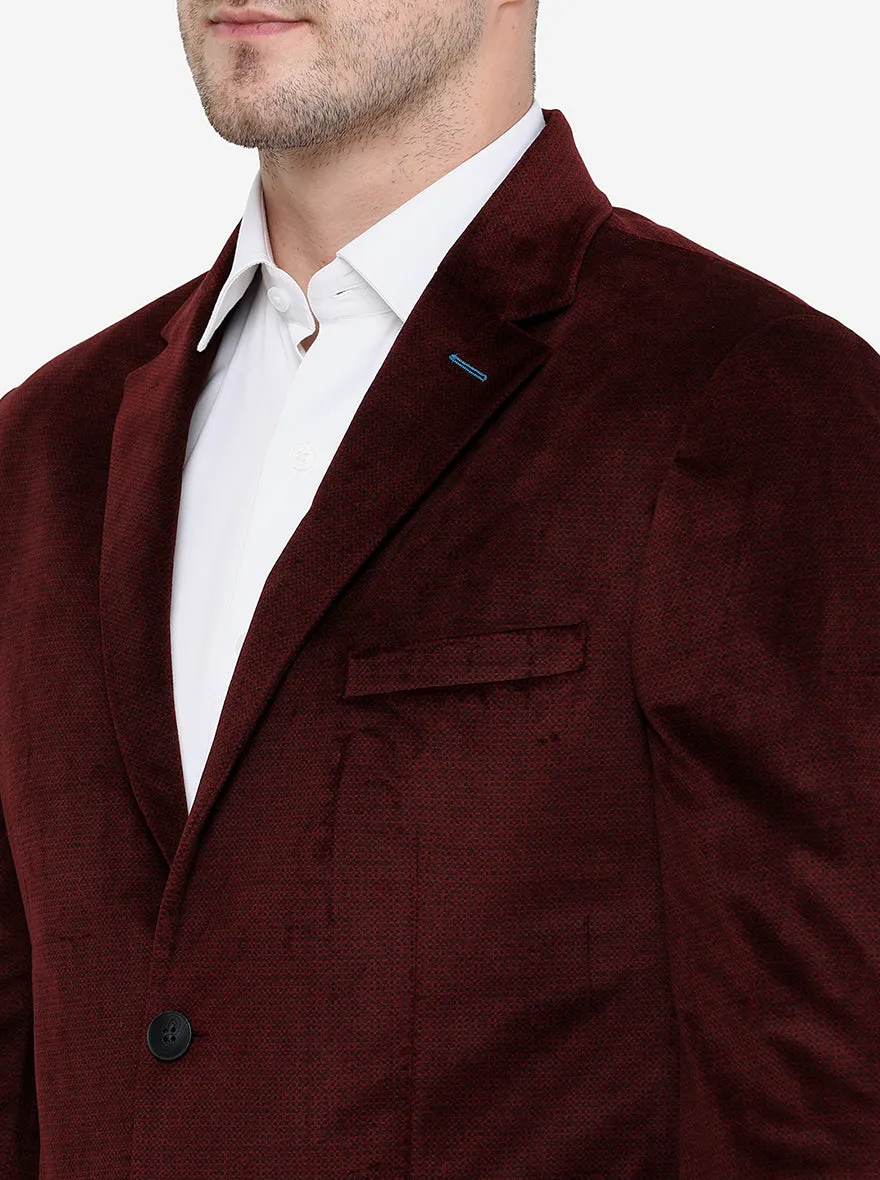 Maroon Blazer | JB Studio