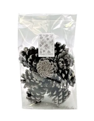 Mini Pinecones - Silver