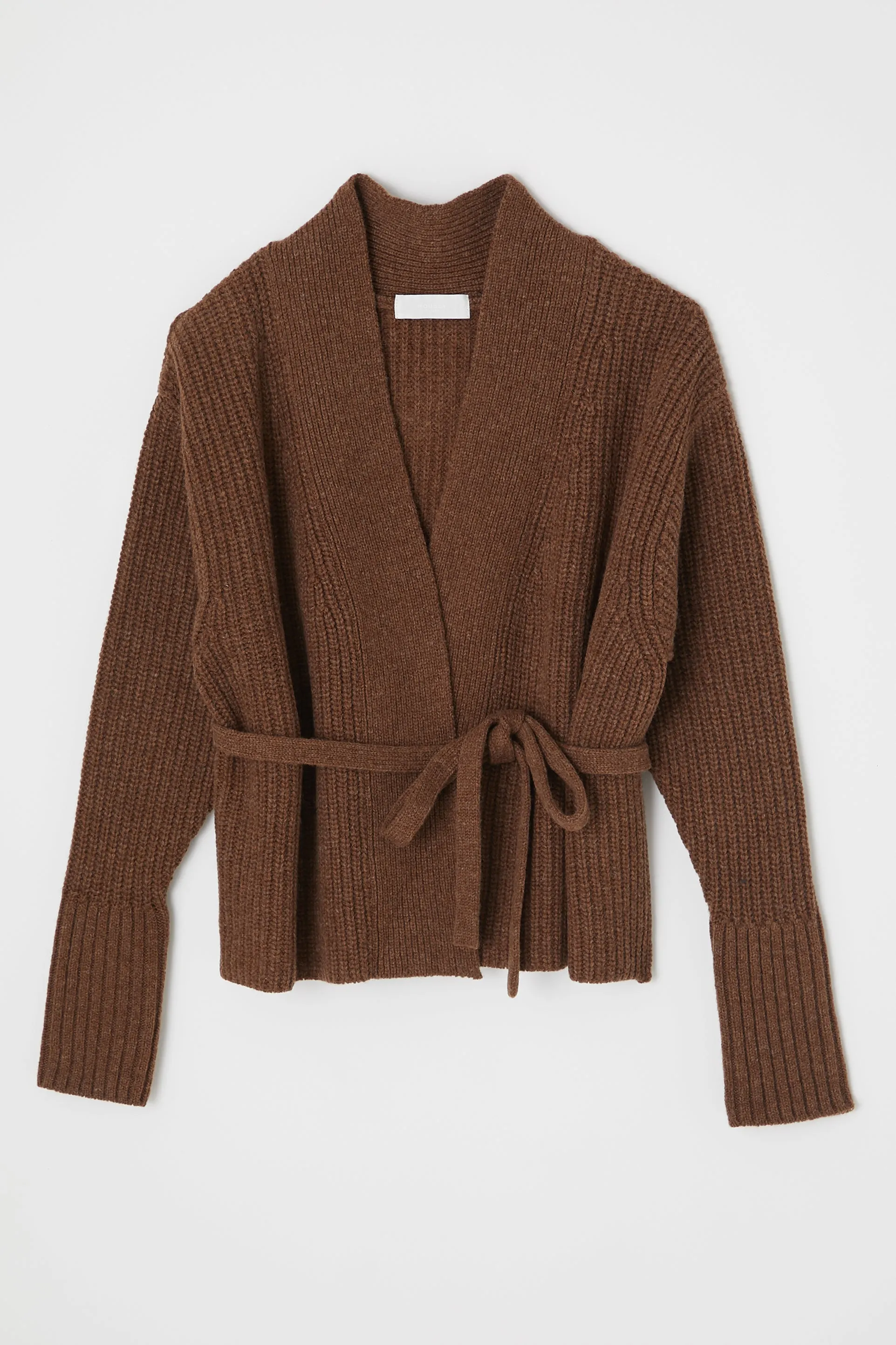 Moussy Denim - MV Short Knit Cardigan in Brown