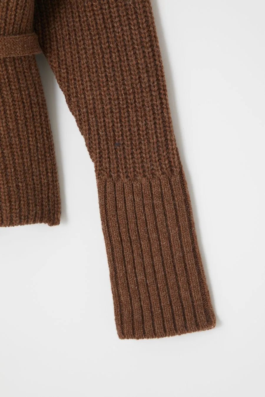 Moussy Denim - MV Short Knit Cardigan in Brown