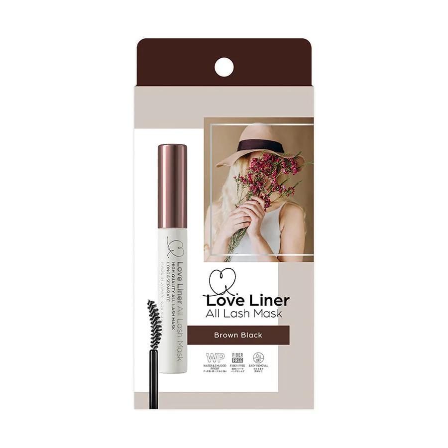 MSH Love Liner All Lash Mask Mascara Brown Black 1pc 日本MSH Love Liner随心所欲系列纤长卷翘睫毛膏 棕黑色 1pc